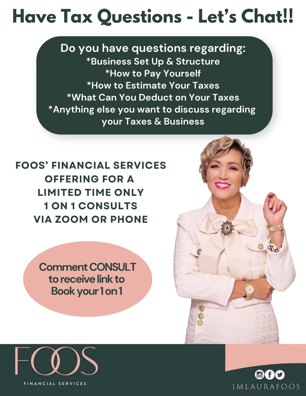 30 MINUTE CONSULT WITH LAURA 'FOOS'